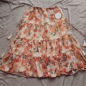 Storia Floral Skirt - Size Women's Small